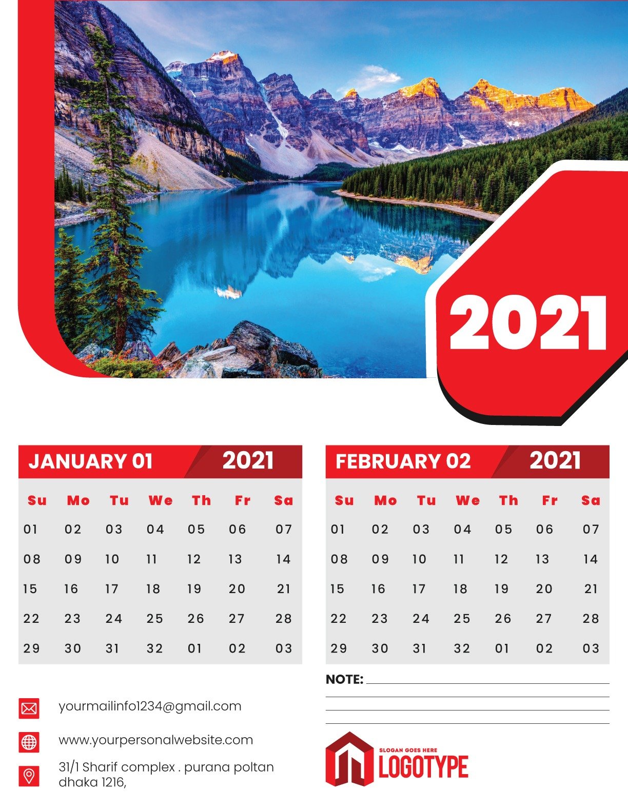Custom Wall Calendar Printing | Premium Corporate Wall Calendar Design & Print - Image 14