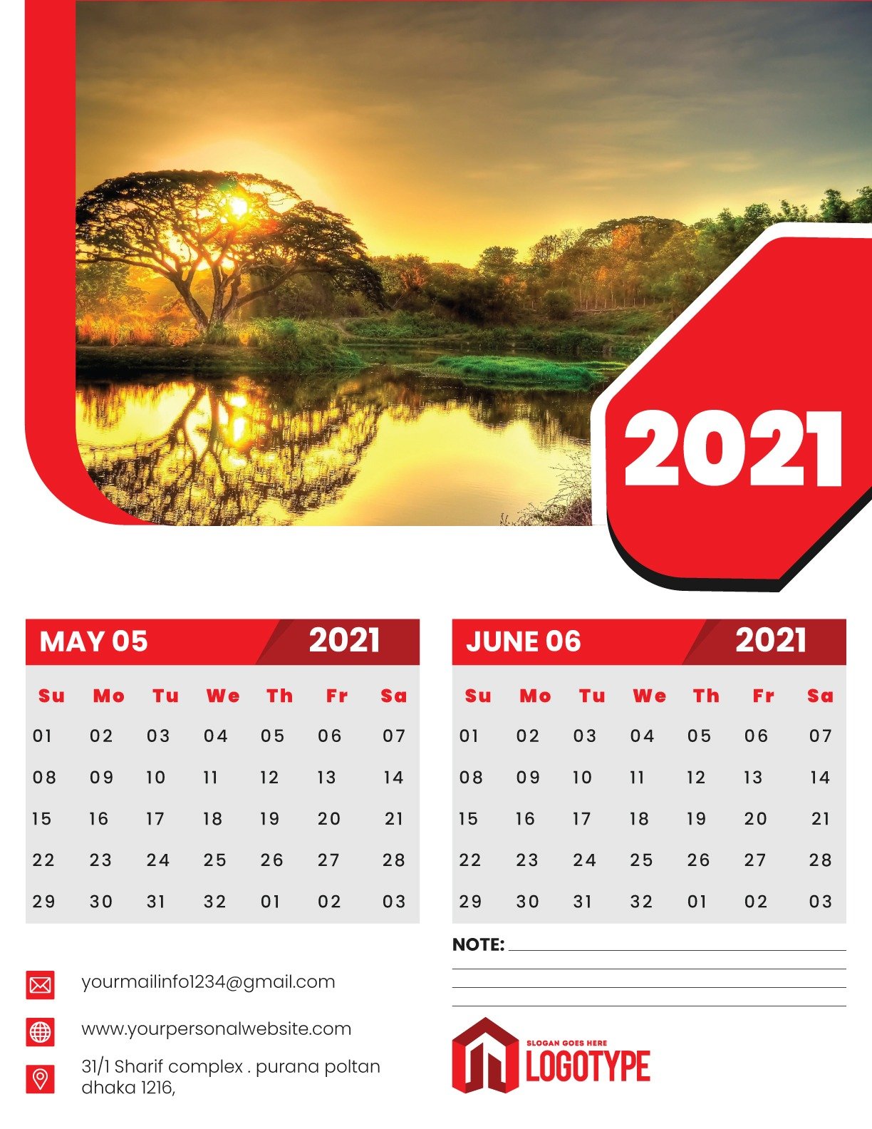Custom Wall Calendar Printing | Premium Corporate Wall Calendar Design & Print - Image 12