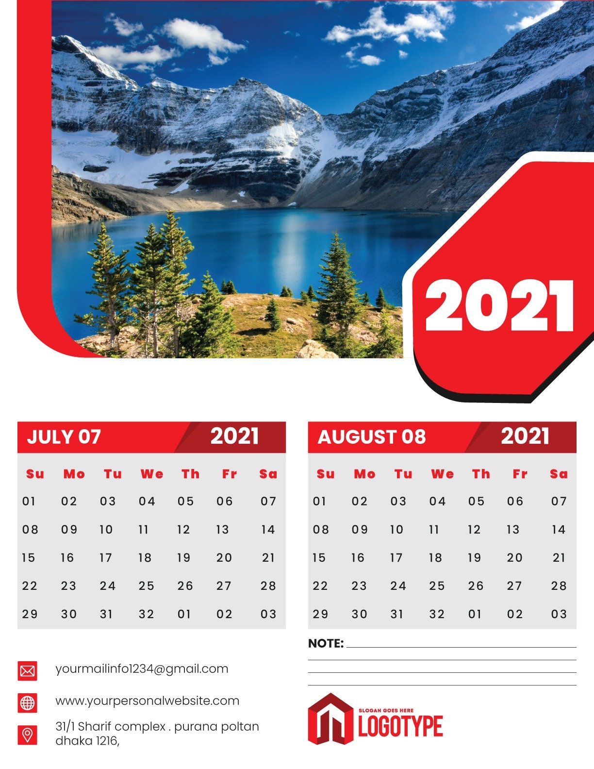 Custom Wall Calendar Printing | Premium Corporate Wall Calendar Design & Print - Image 11