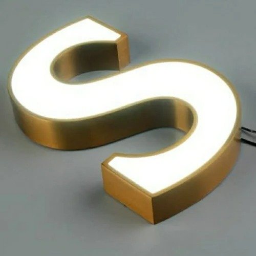 SS Bata Model Acrylic LED Letters | Premium Stainless Steel Signage - Image 2